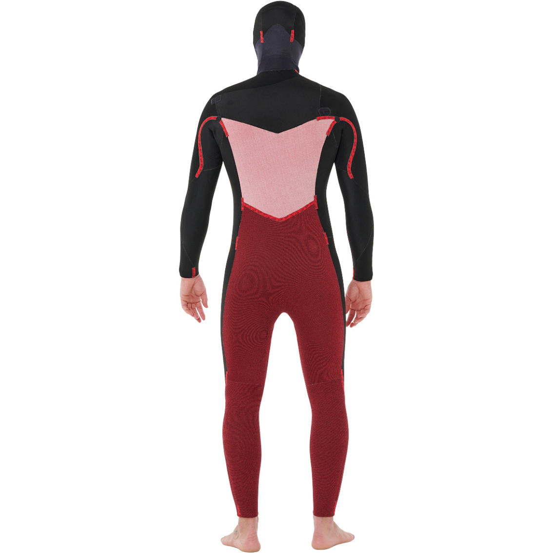 2026 Rip Curl Mens Dawn Patrol 6/4mm Hooded Chest Zip Wetsuit 16NMFS - Black
